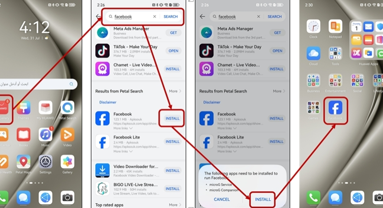 How Can KSA Users Install Facebook on Huawei Phones?